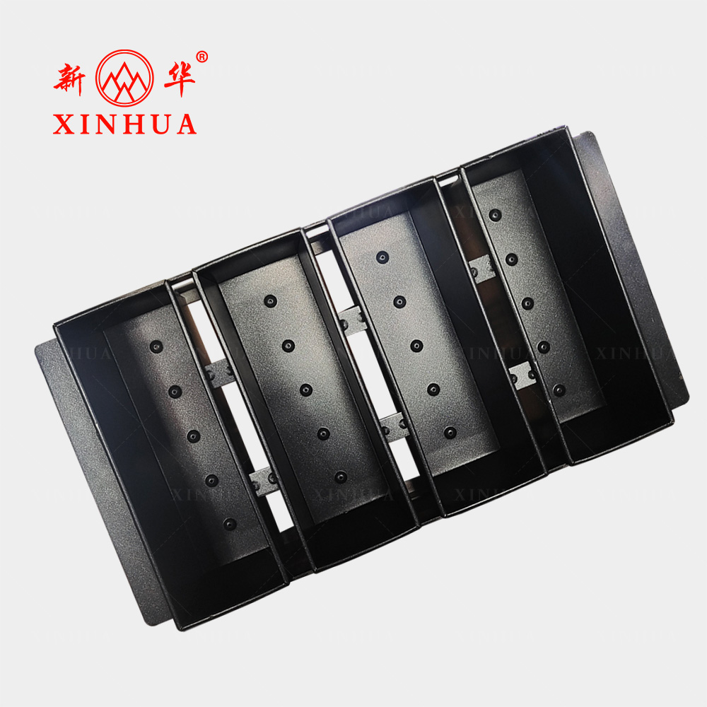 3 straps Corrugated toast box