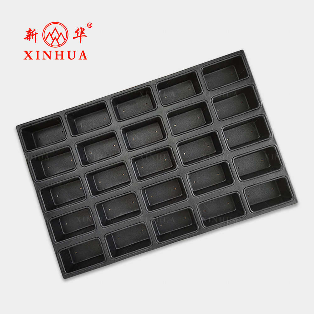 Rectangular bottom perforated baking dish