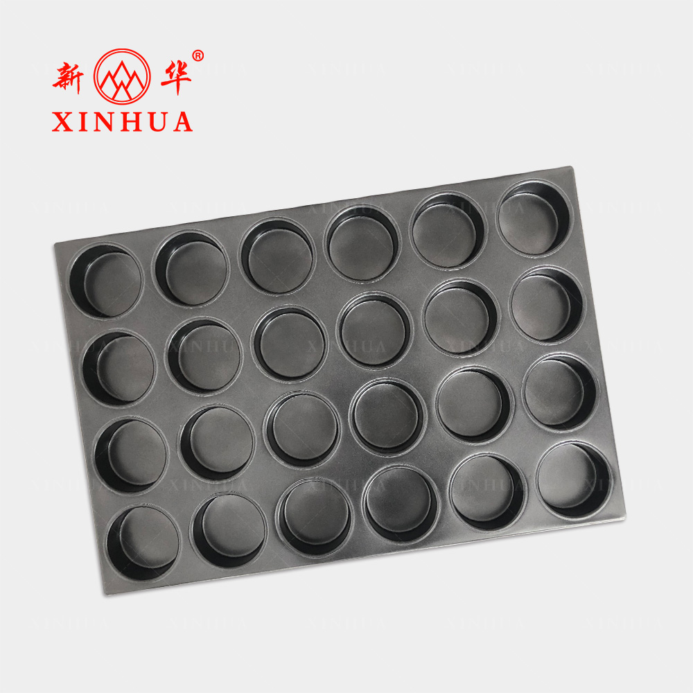 Customized size Baking muffin tray cup cake pan hamburger pan