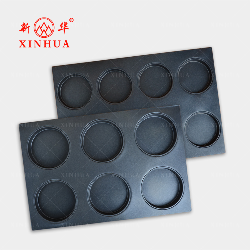 2*3 cups shallow round dough burger pans