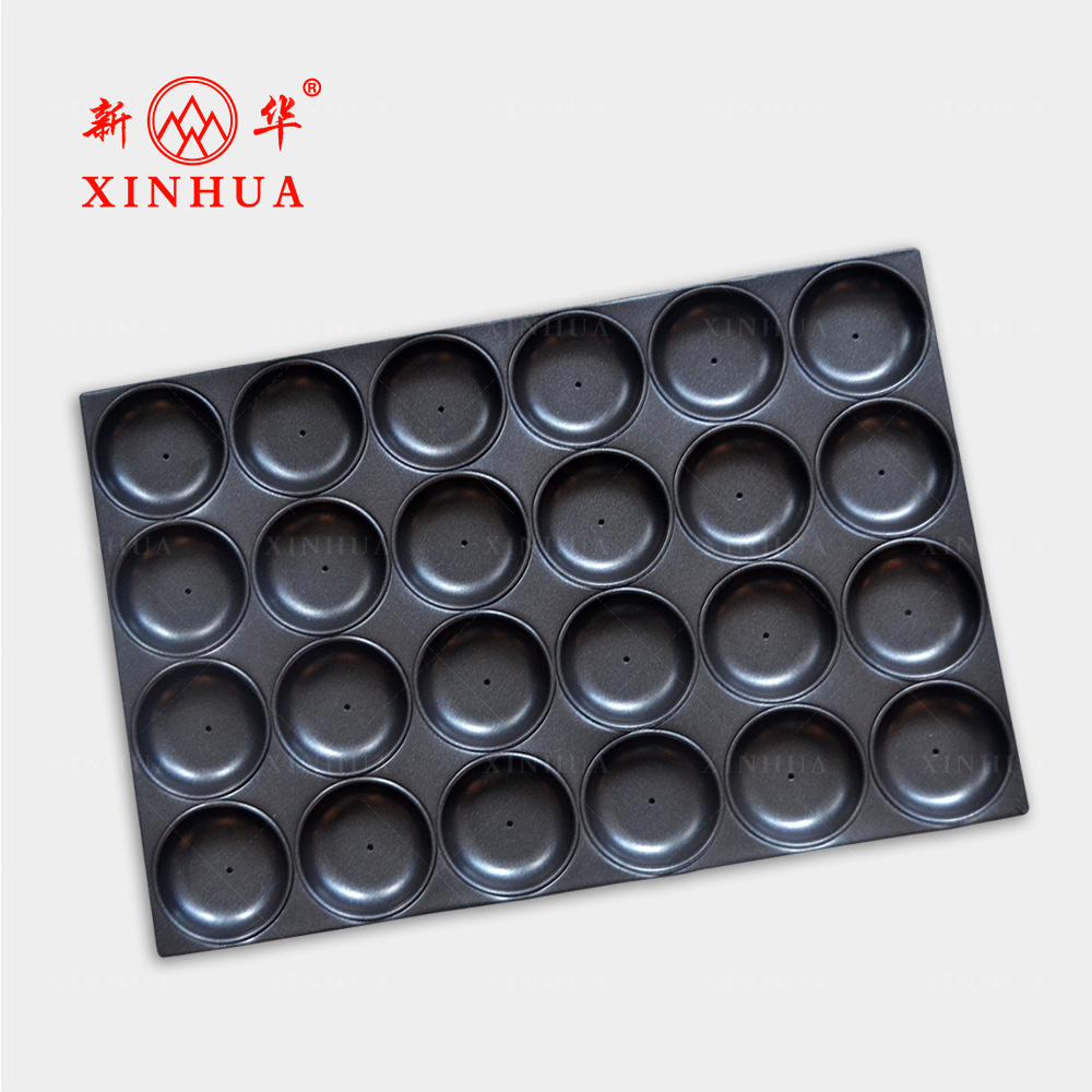 Industrial new design egg tart shaped bread dough baking trays 