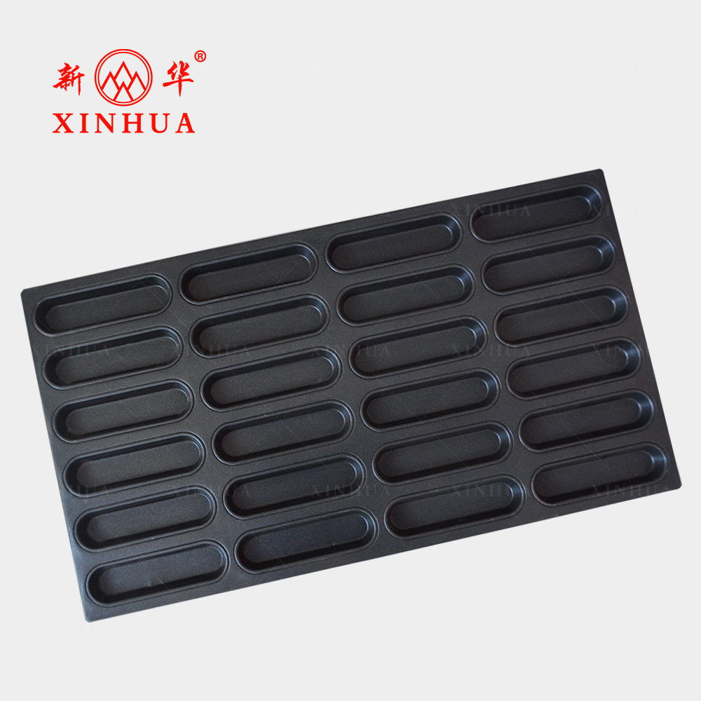 High quality loaf bread pan popular hot dog pan customized bread baking tray