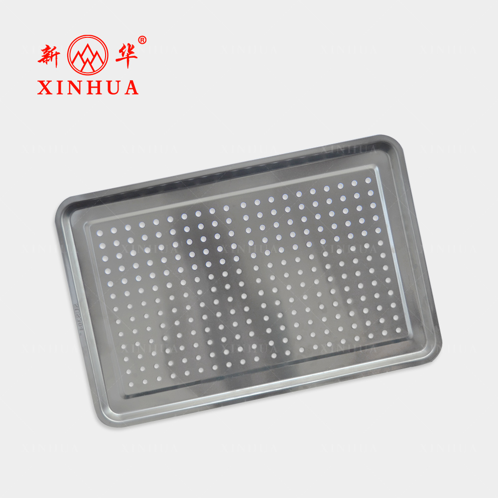 Half size 304 stainless steel aluminum perforated baking sheet pan