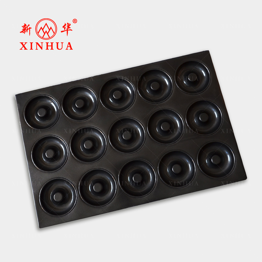 Hot sale donut pan nonstick coating Sweet Buns baking dishes doughnut cake mold for oven
