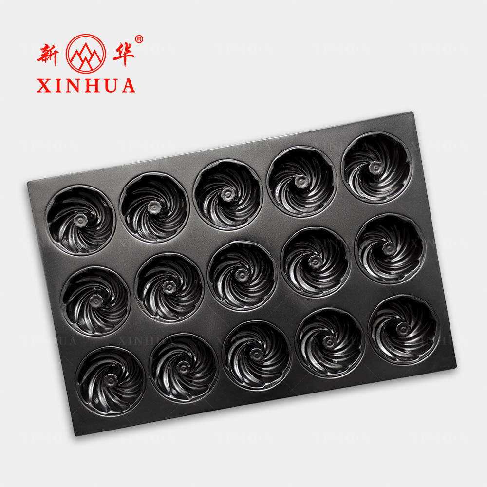 Flower-Shaped Aluminium Metal Non Stick Mini Cake Baking Molds 