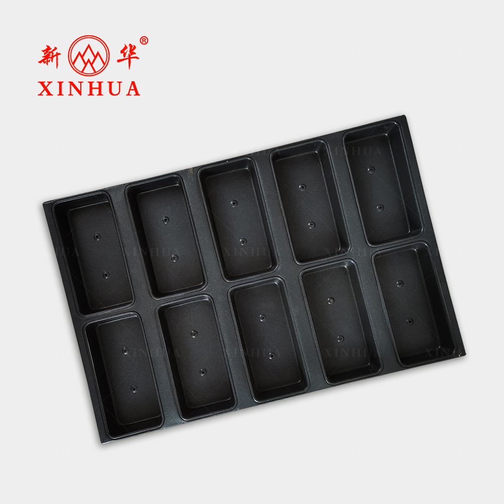 Commercial 18/21/25 Cavities Alusteel Non Stick Mini Loaf Bread Mold Tray Baking Pan
