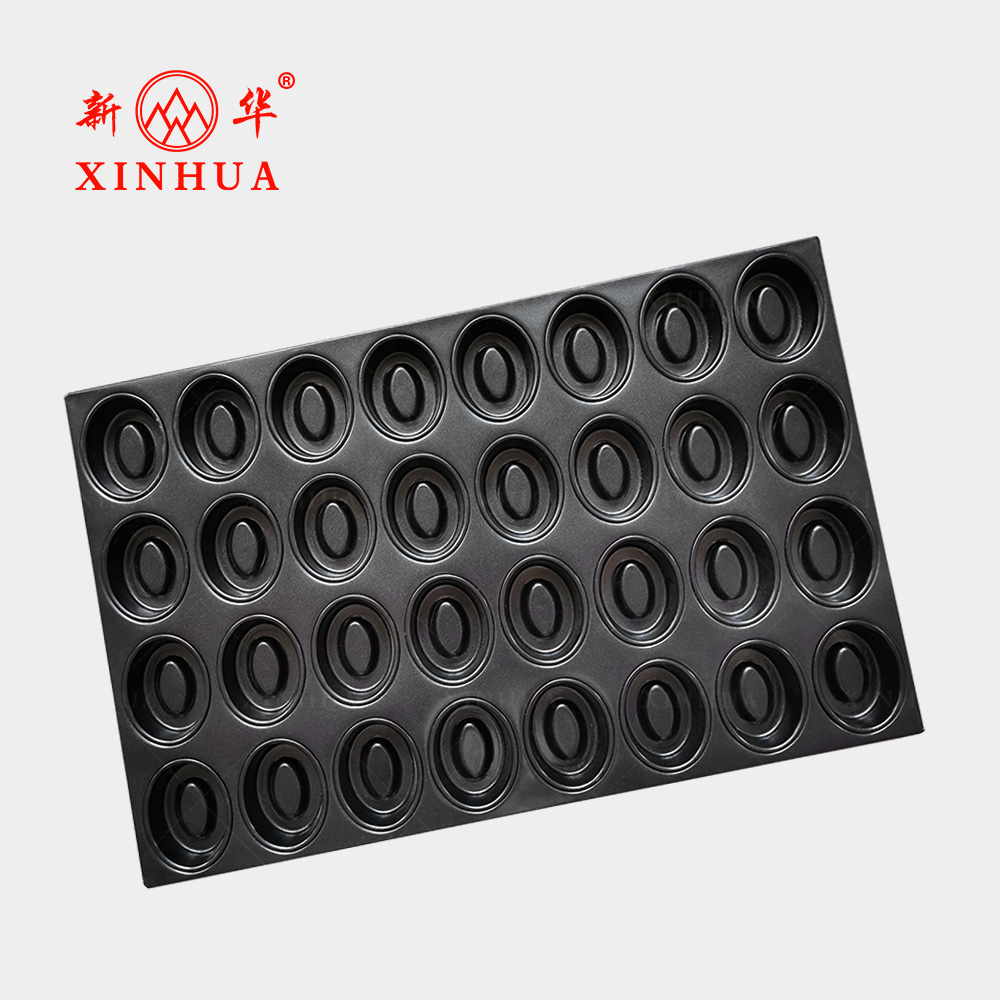 commerical custom oval doughnut baking tray